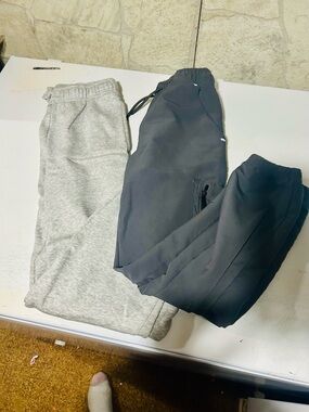 George Kids Sweatpants Joggers in Gray and Charcoal